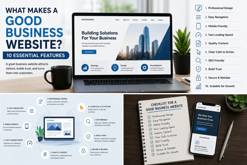 What Makes a Good Business Website? 10 Essential Features